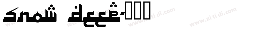 Snow Deep字体转换